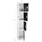 Adiroffice 12 in W, 12 in D, 72 in H, Steel ADI629-204-BLK-2 - alternate 6